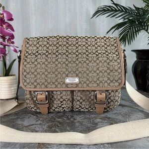 COACH Signature Messenger Bag